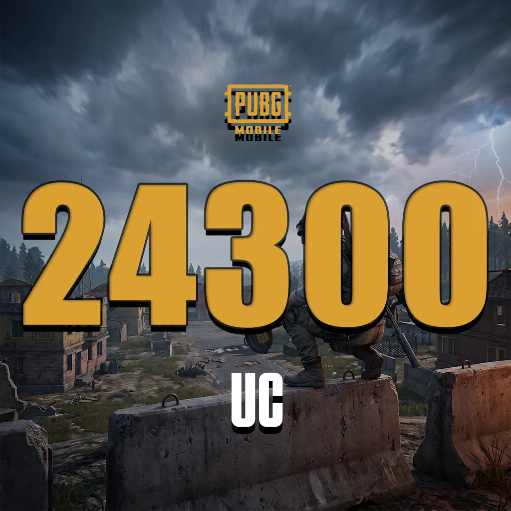 PUBG Mobile 24300 UC (TR) ID Yükleme Şansı