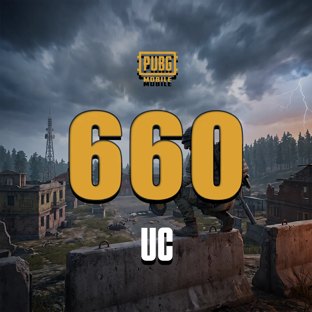 PUBG Mobile 660 UC (TR) ID Yükleme Şansı