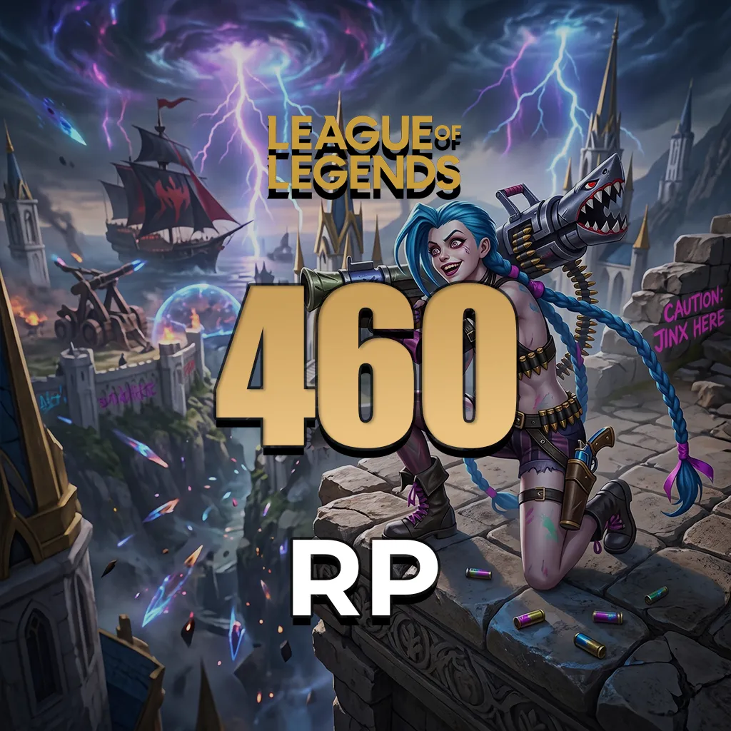 League of Legends 460 RP (TR) Yükleme Şansı