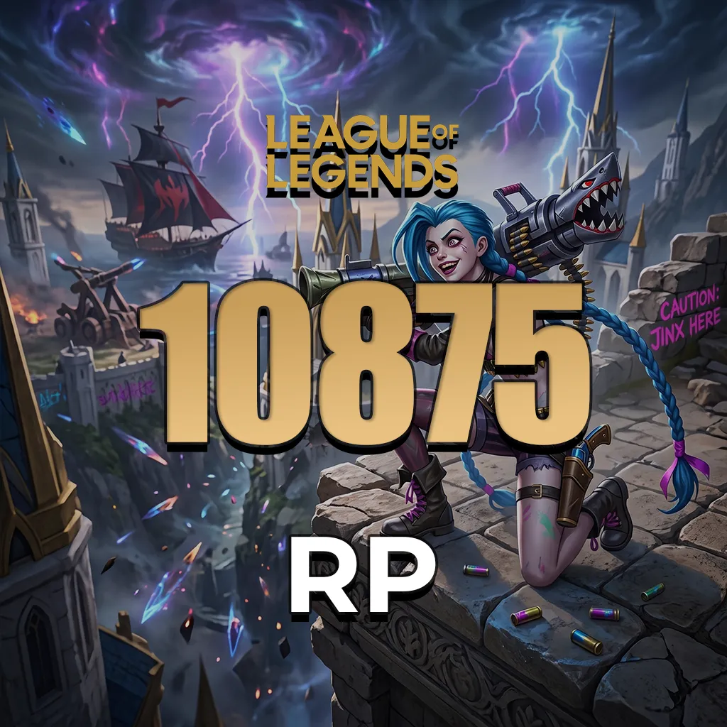 League of Legends 10875 RP Yükleme Şansı
